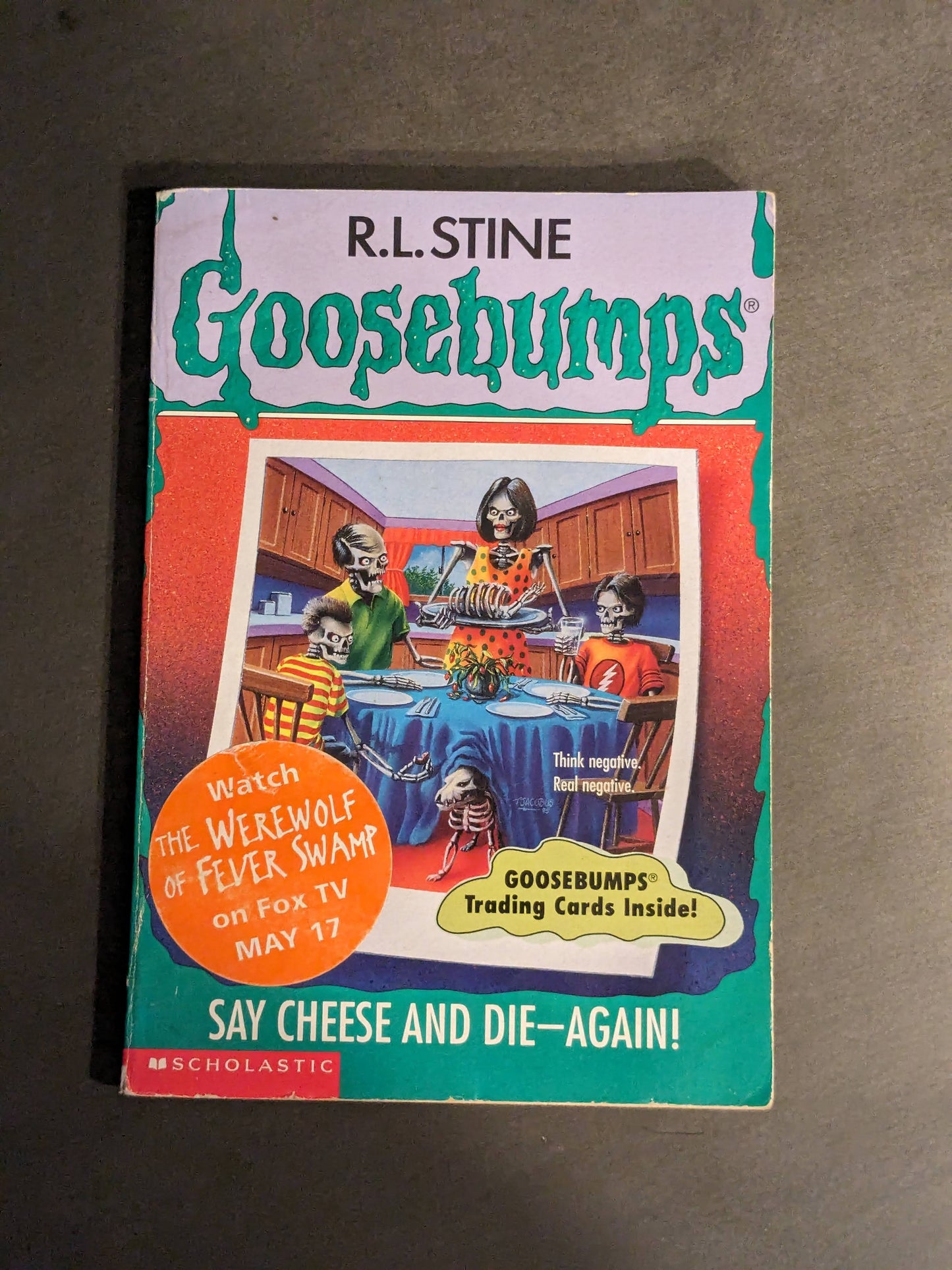 Say Cheese and Die - Again! (Goosebumps #44) by R.L. Stine - Vintage Paperback