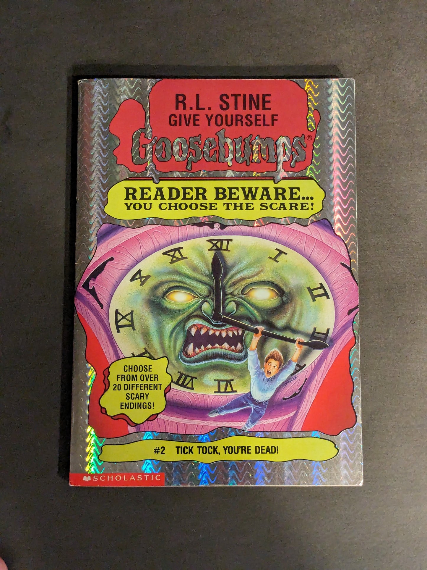 Tick Tock, You're Dead! (Give Yourself Goosebumps #2) by R.L. Stine - Vintage Paperback