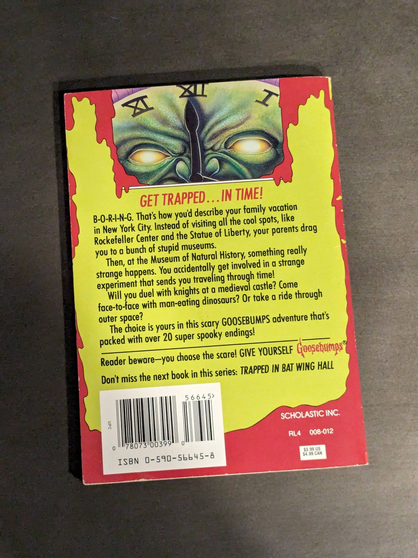 Tick Tock, You're Dead! (Give Yourself Goosebumps #2) by R.L. Stine - Vintage Paperback