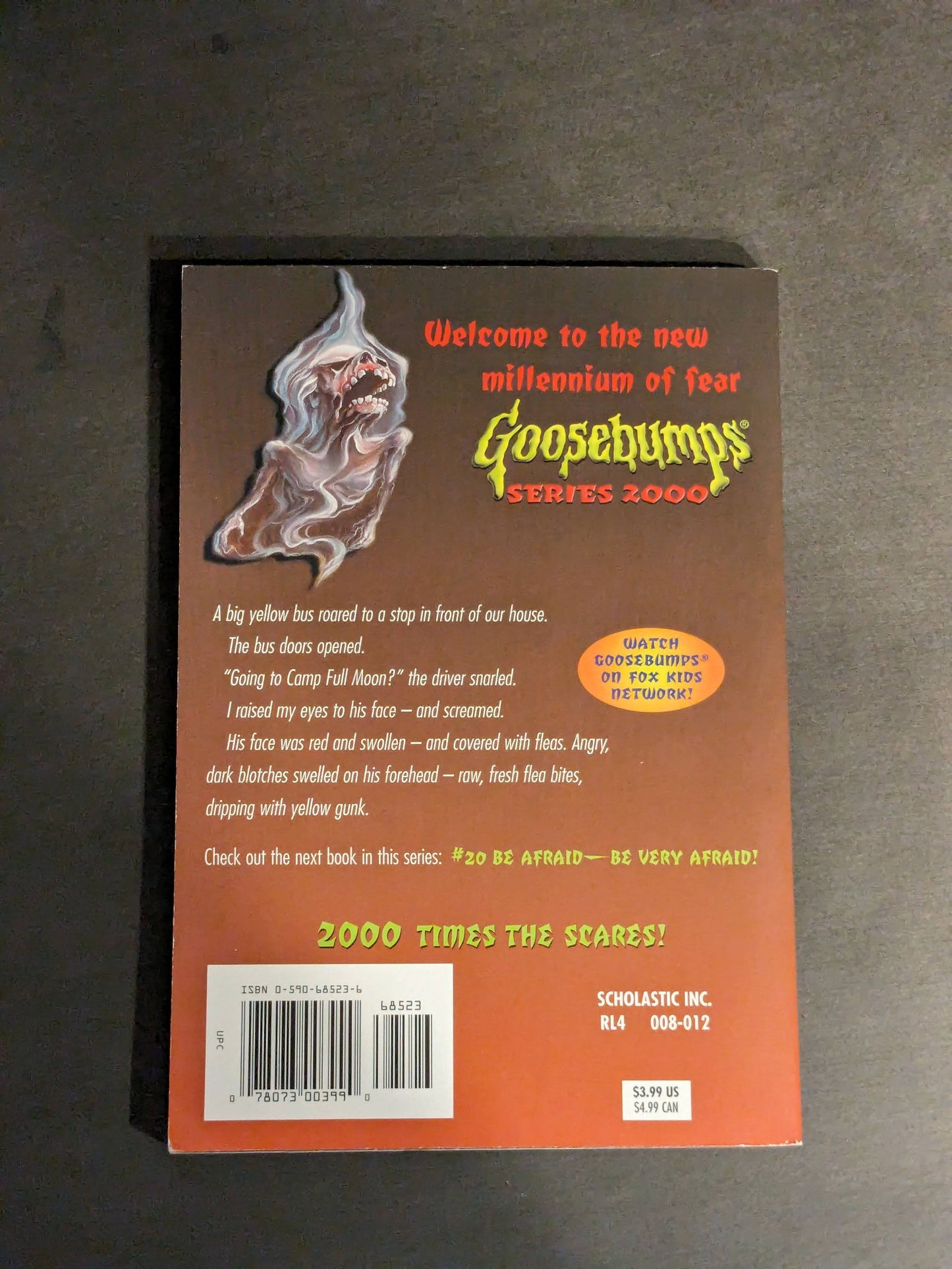 Return to Ghost Camp (Goosebumps 2000 #19) by R.L. Stine - Vintage Paperback