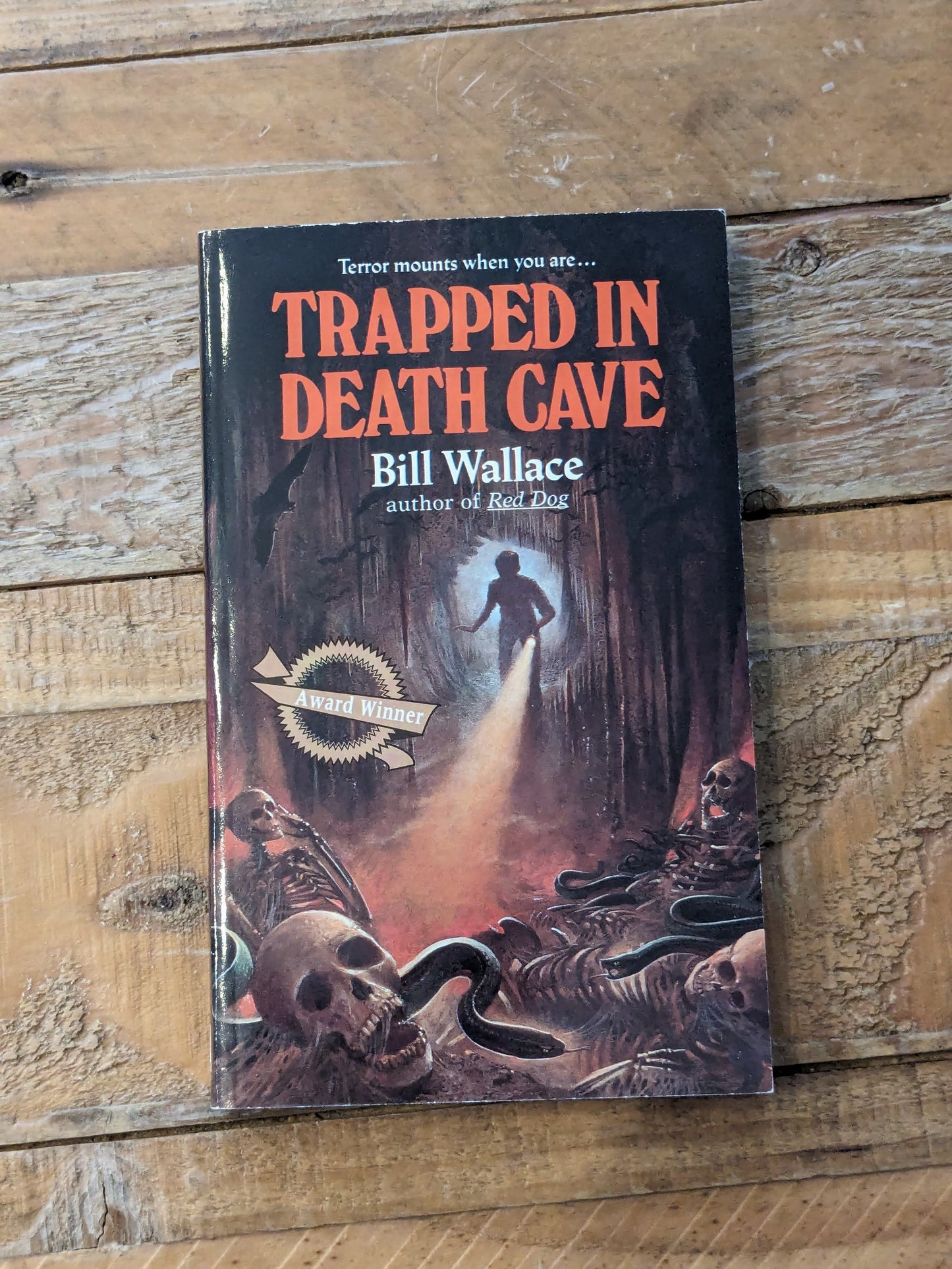 Trapped in Death Cave (Vintage Paperback) by Bill Wallace