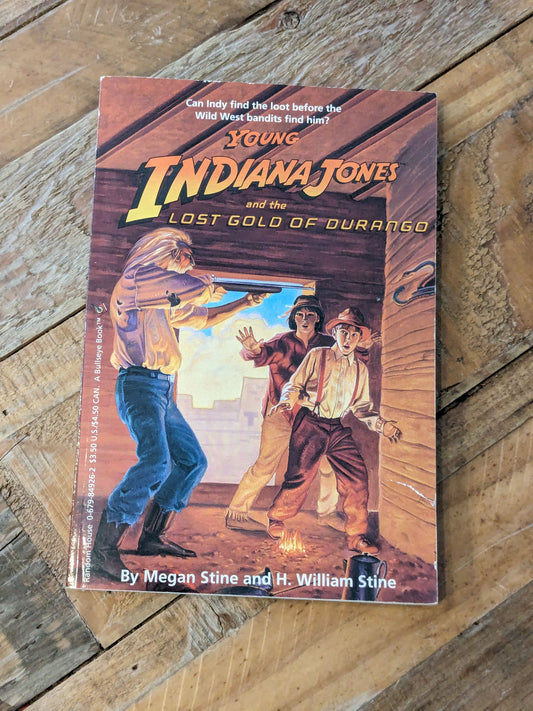 Lost Gold of Durango (Young Indiana Jones #10) by Megan Stine - Rare Vintage Paperback
