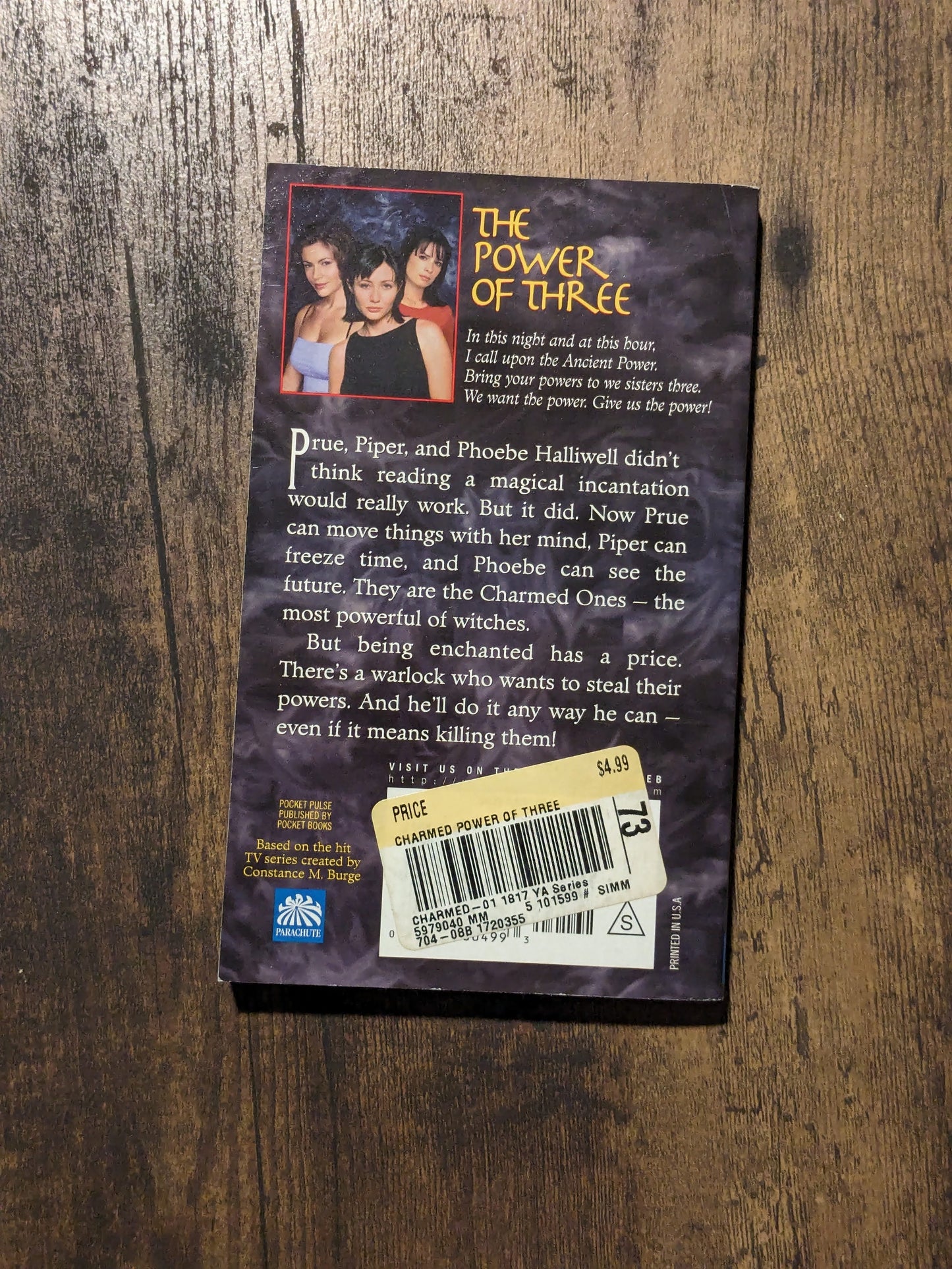 Power of Three, The (Charmed #1) by Eliza Willard - Vintage Paperback