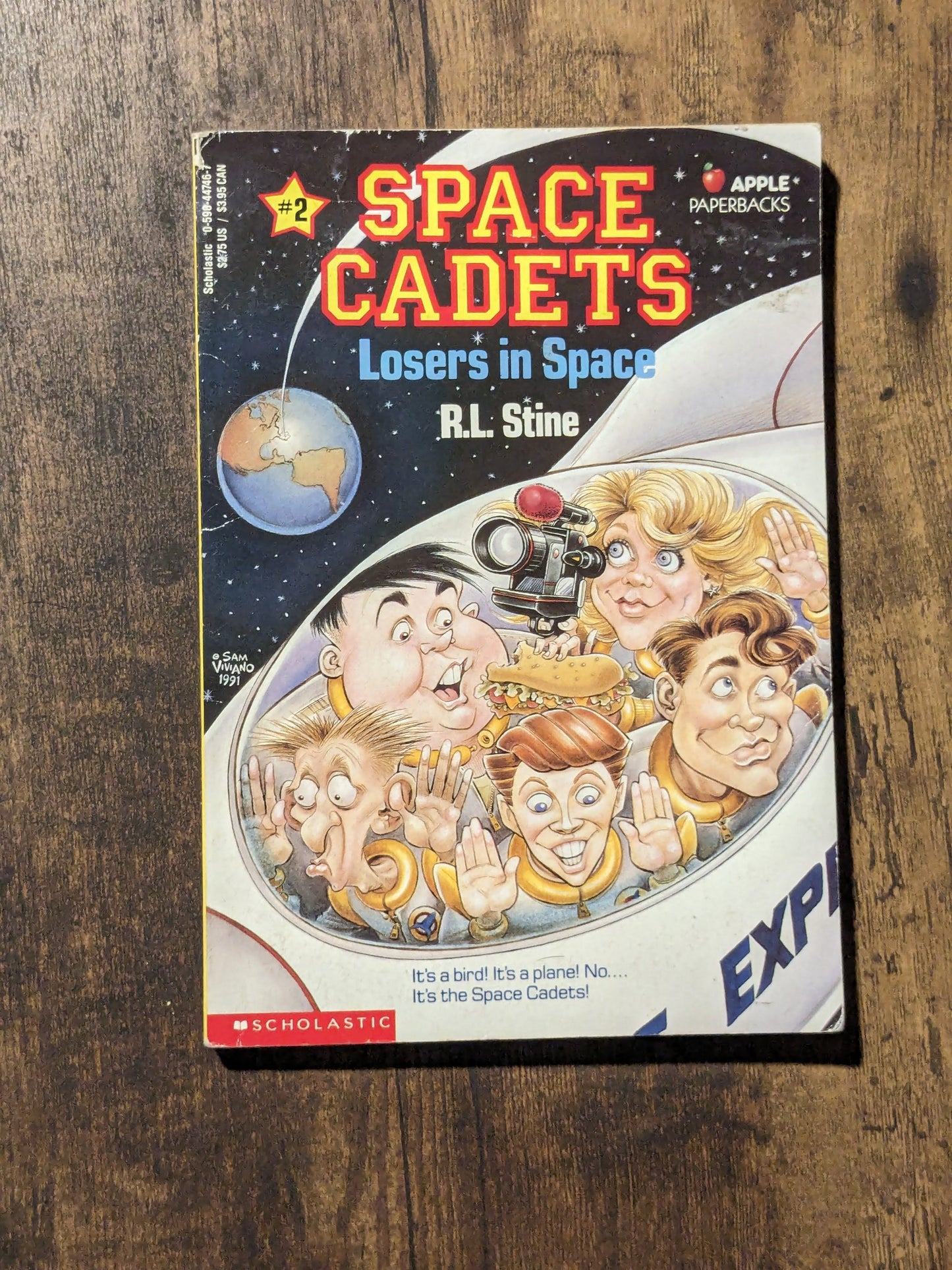 Losers in Space (Space Cadets #2) by R.L. Stine - Vintage Paperback