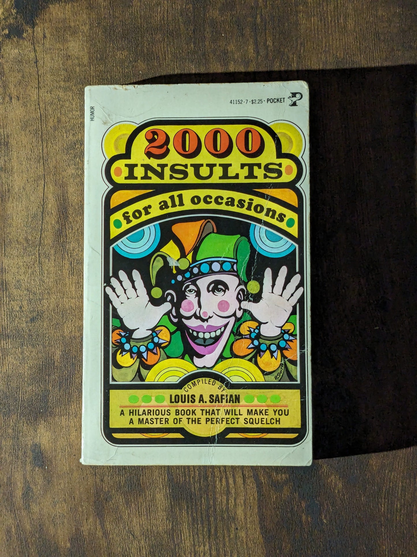 Two-Thousand Insults for All Occasions (Vintage Paperback) by Louis A. Safian