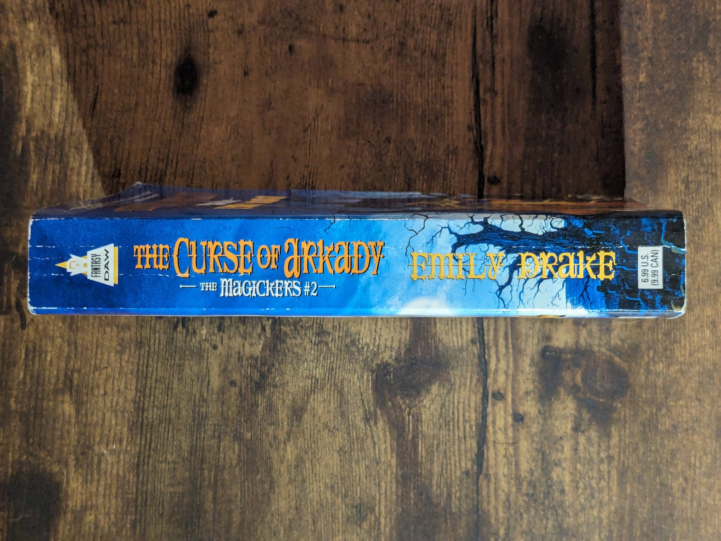 Curse of Arkady, The (The Magickers #2) by Emily Drake - Vintage Paperback