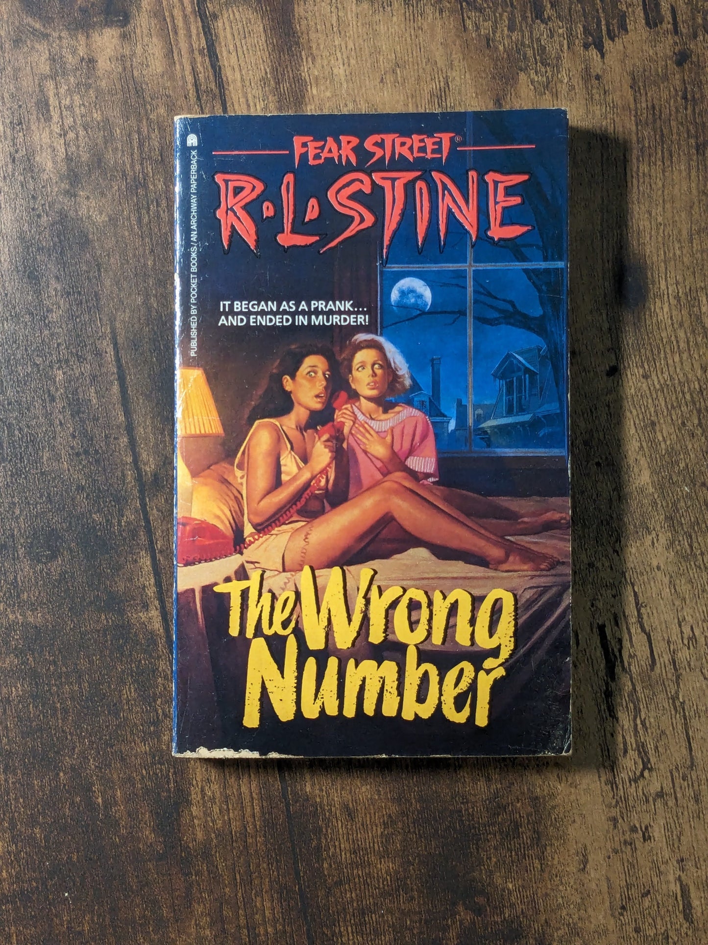 Wrong Number, The (Fear Street #5) by R.L. Stine - Vintage Paperback