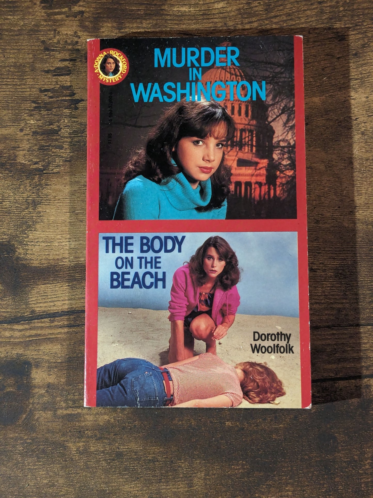 Murder in Washington / Body on the Beach (Donna Rockford Double Mystery) by Dorothy Woolfolk - Vintage Paperback