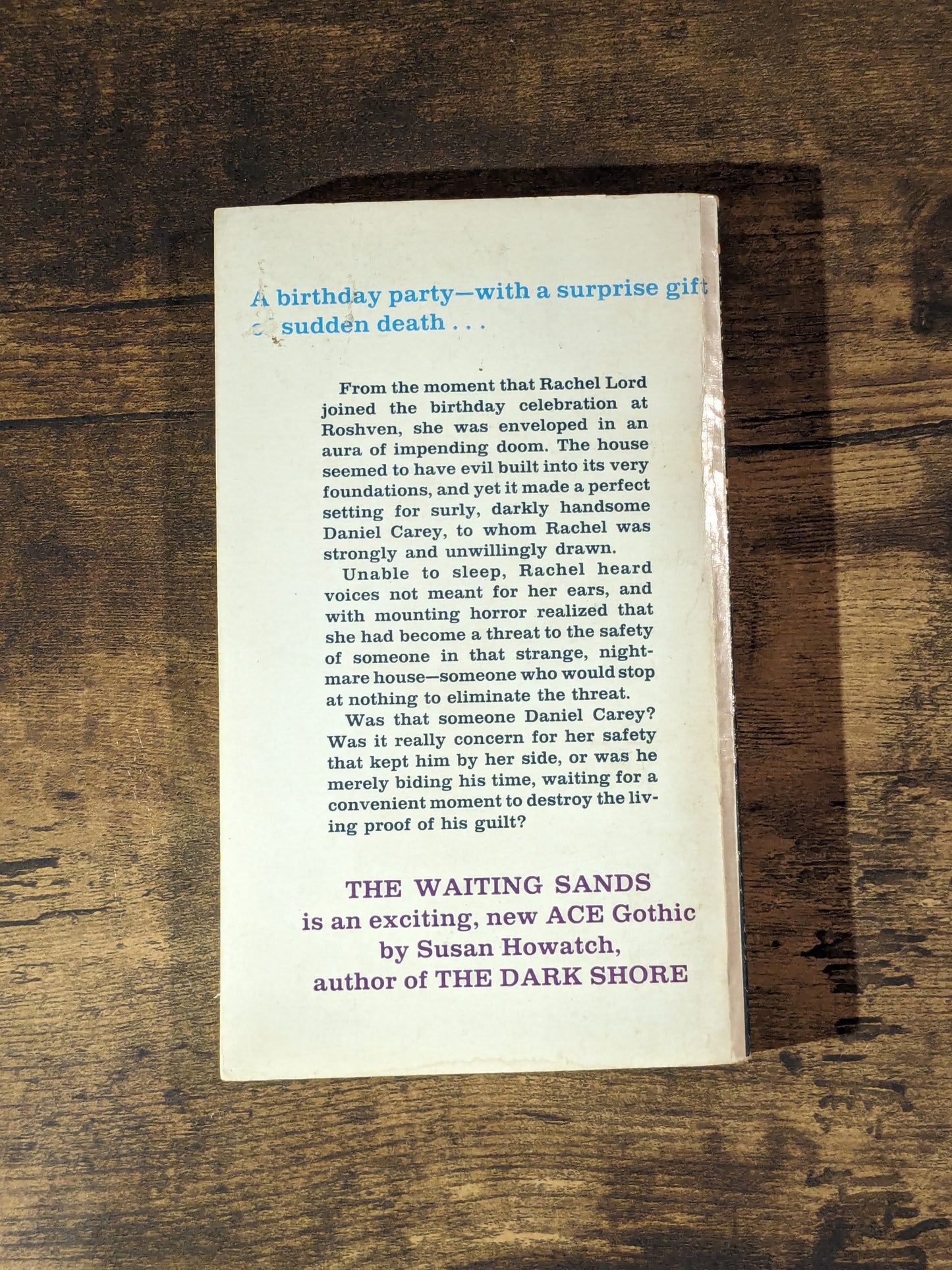 Waiting Sands, The (Vintage Paperback) by Susan Howatch