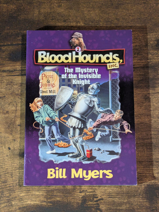 Mystery of the Invisible Knight, The (Bloodhounds, Inc. #2) by Bill Myers - Vintage Paperback