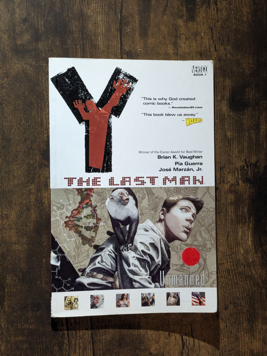 Y: The Last Man, Vol. 1: Unmanned (Paperback) by Brian K. Vaughan, Pia Guerra (Illustrator)