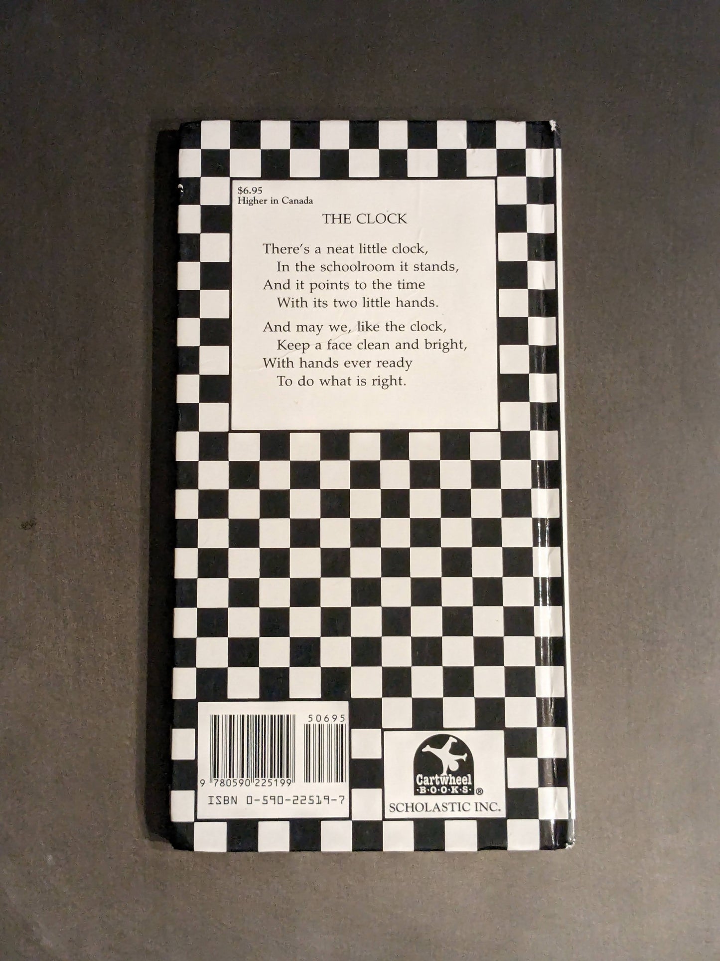 Real Mother Goose Clock Book, The (Vintage Hardcover) by Jane Chambless-Rigie