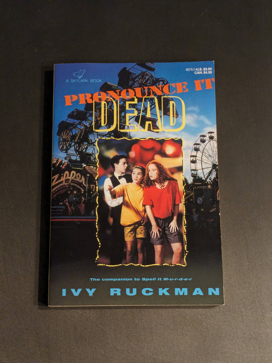 Pronounce It Dead (Vintage Paperback) by Ivy Ruckman