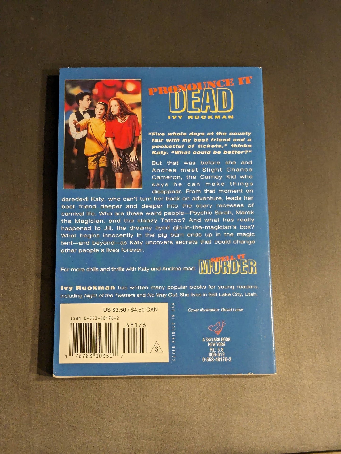 Pronounce It Dead (Vintage Paperback) by Ivy Ruckman