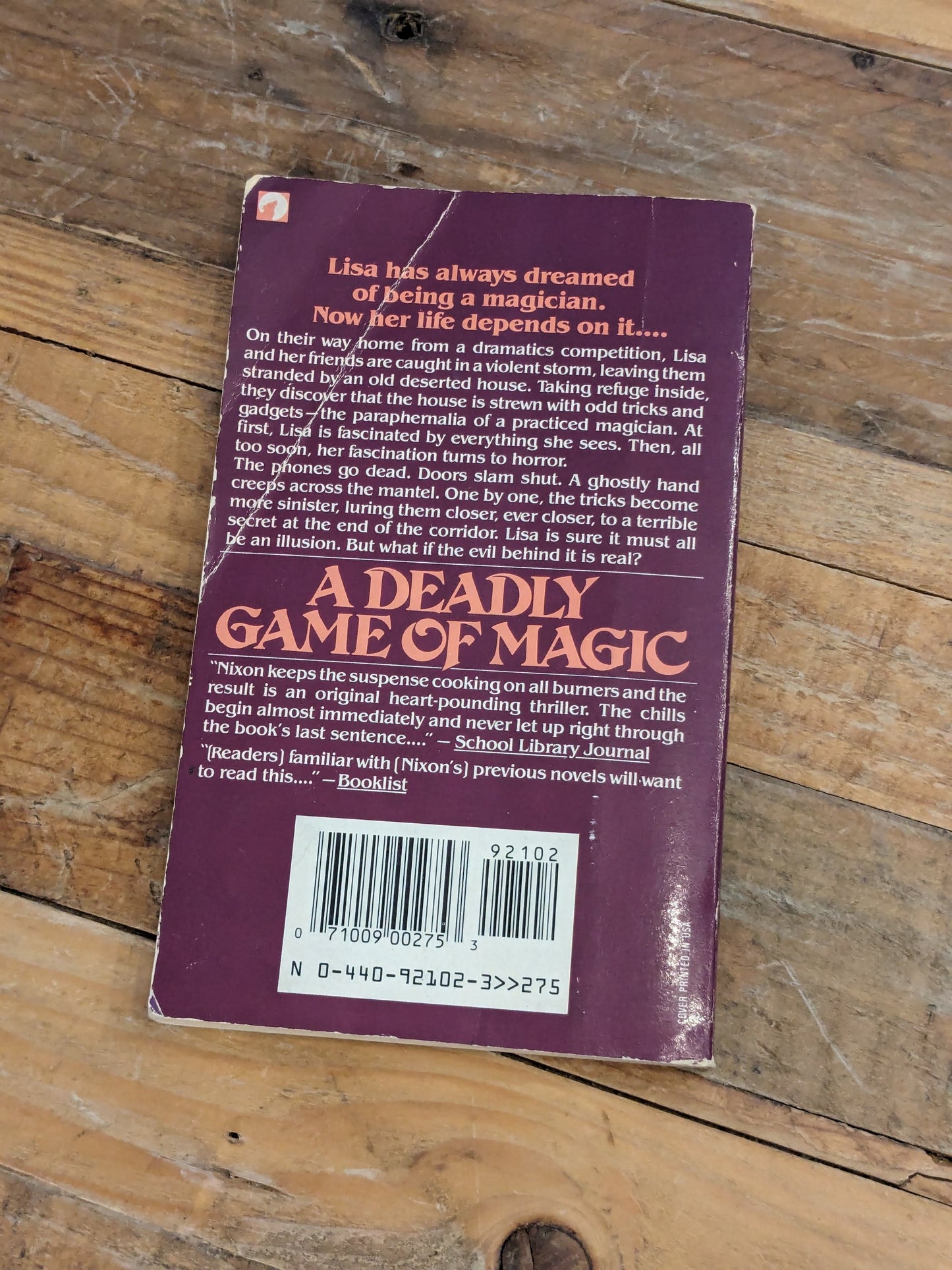 Deadly Game of Magic, A (Vintage Paperback) by Joan Lowery Nixon