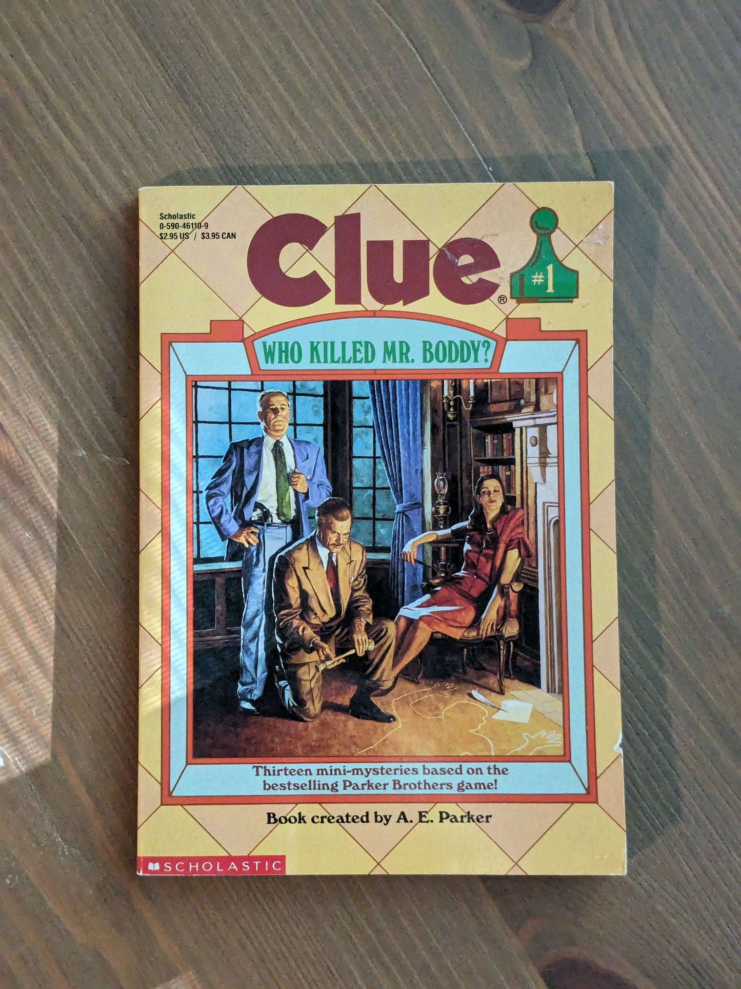 Who Killed Mr. Boddy? (Clue #1) by A.E. Parker - Vintage Paperback