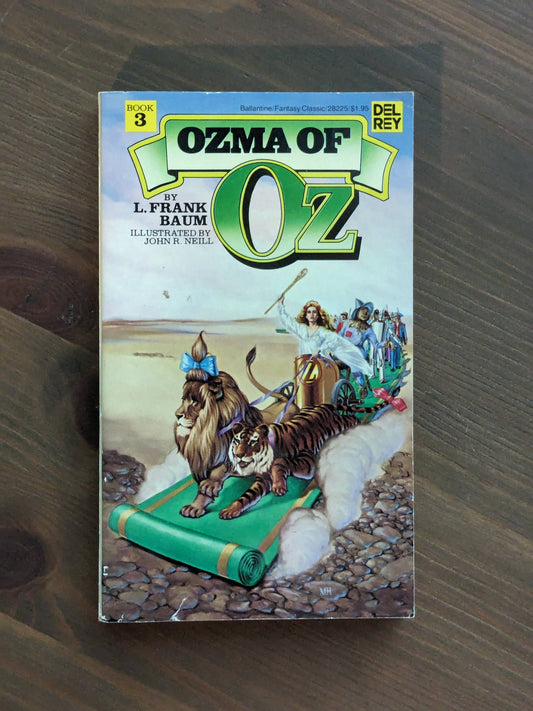 Ozma of Oz (Wizard of Oz #3) by L. Frank Baum - Vintage Paperback