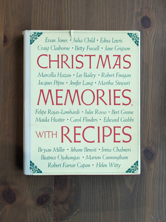 Christmas Memories With Recipes (Vintage Hardcover) by Julia Child (Editor)