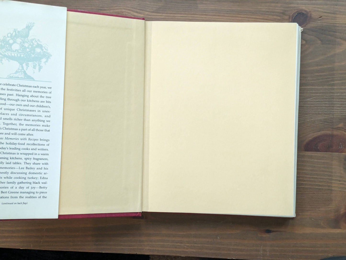 Christmas Memories With Recipes (Vintage Hardcover) by Julia Child (Editor)