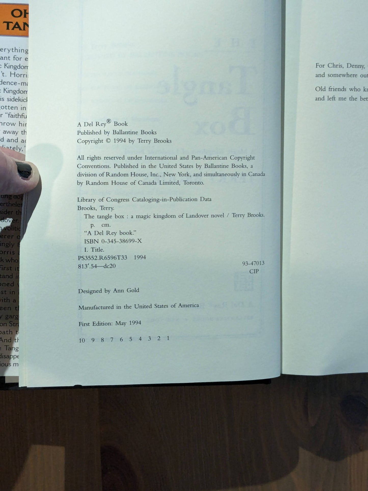 Tangle Box, The (Magic Kingdom of Landover #4) by Terry Brooks - Hardcover