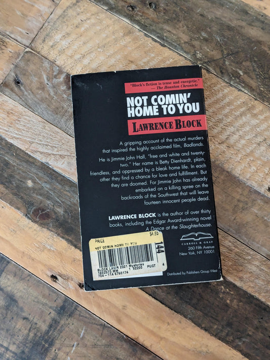 Not Comin' Home to You (Vintage Paperback) by Lawrence Block