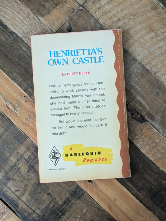 Henrietta's Own Castle (Harlequin Romance) by Betty Neels - Vintage Paperback