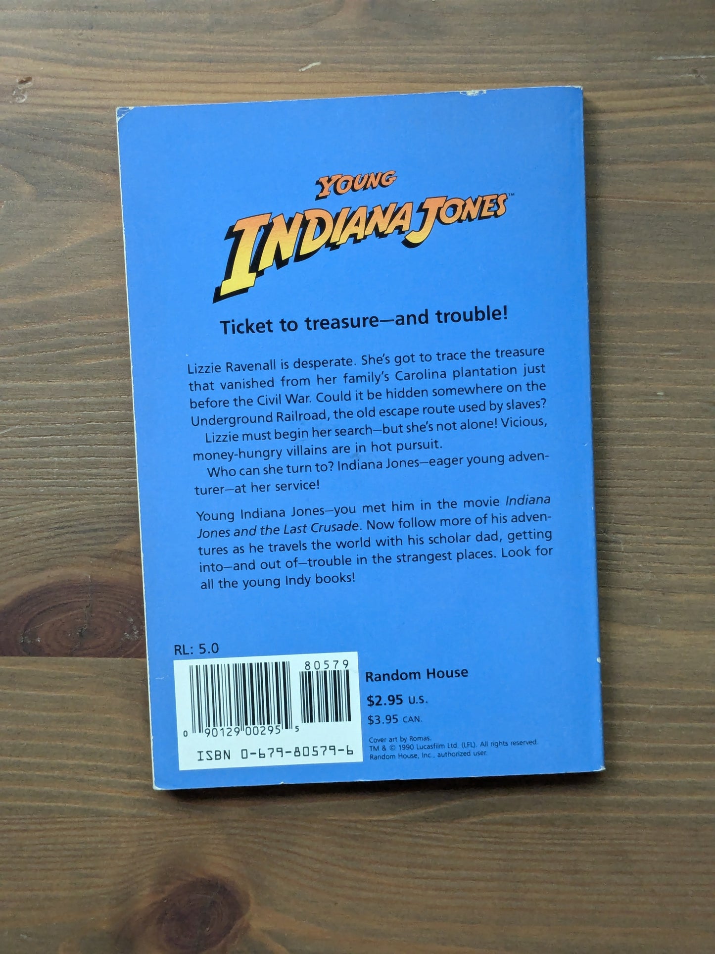 Young Indiana Jones and the Plantation Treasure (Vintage Paperback) by William McCay