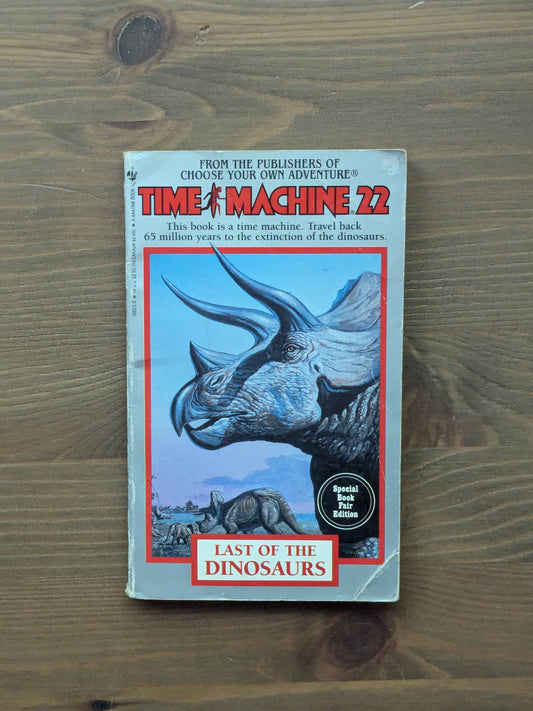 Last of the Dinosaurs (Time Machine #22) Vintage Paperback