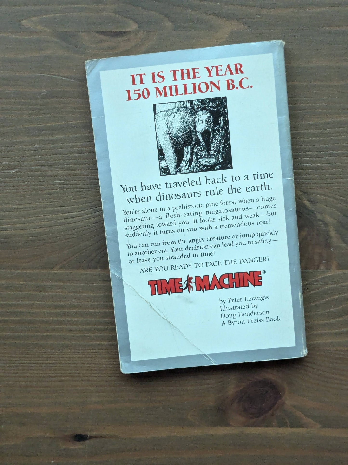 Last of the Dinosaurs (Time Machine #22) Vintage Paperback