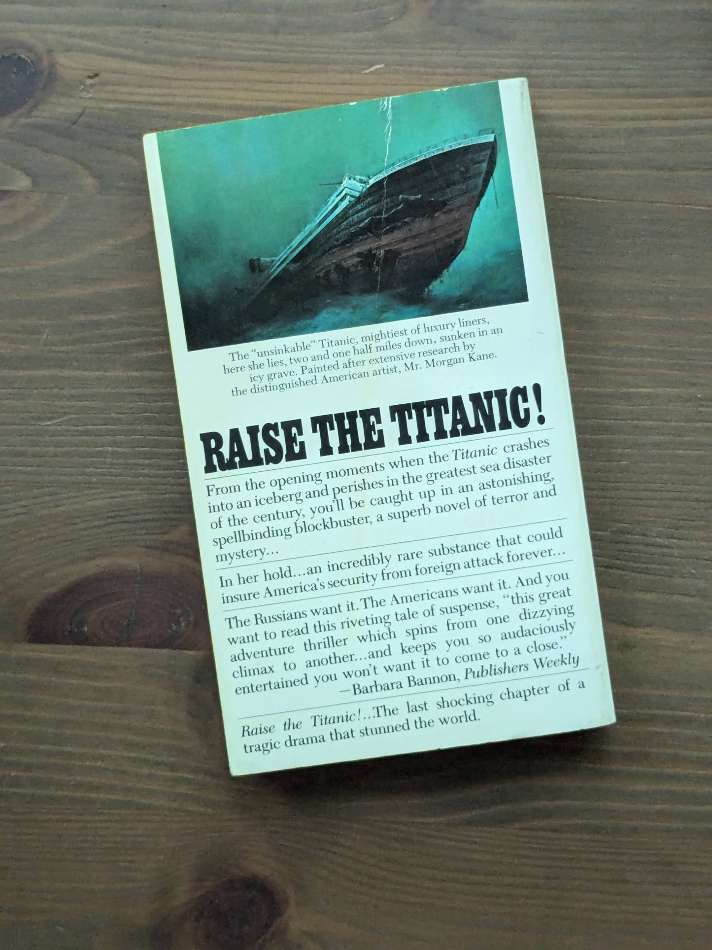 Raise the Titanic! (Vintage Paperback) by Clive Cussler