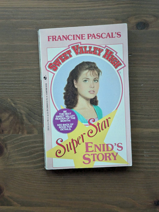 Enid's Story (Sweet Valley High Super Star #3) by Francine Pascal - Vintage Paperback