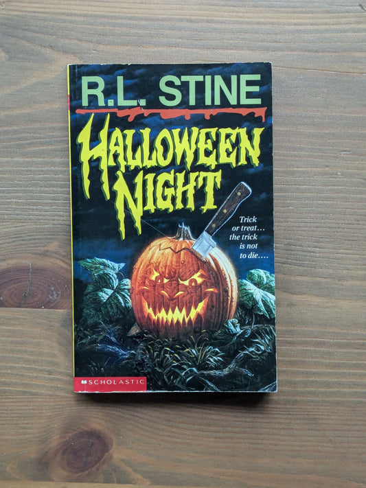 Halloween Night (Point Horror) by R.L. Stine - Vintage Paperback