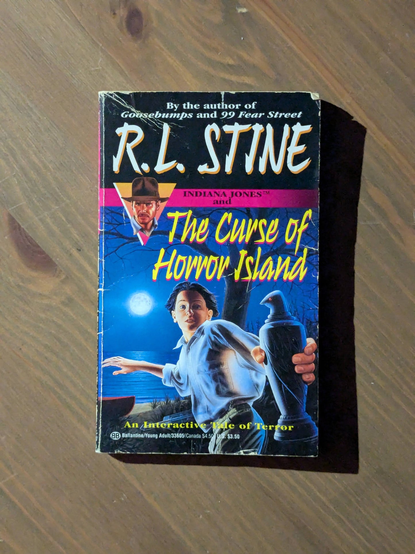 Curse of Horror Island, The (Indiana Jones) by R.L. Stine - Vintage Paperback