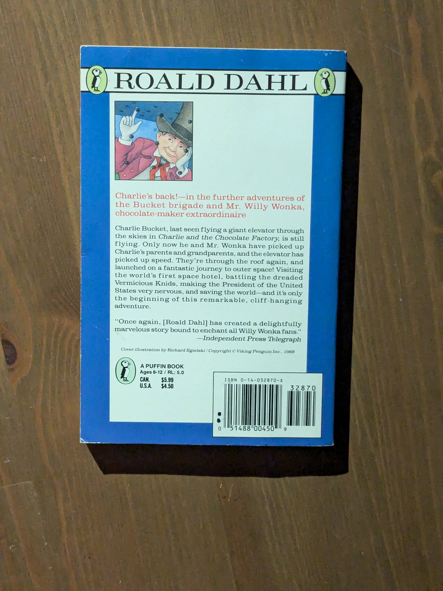 Charlie and the Great Glass Elevator (Vintage Paperback) by Roald Dahl