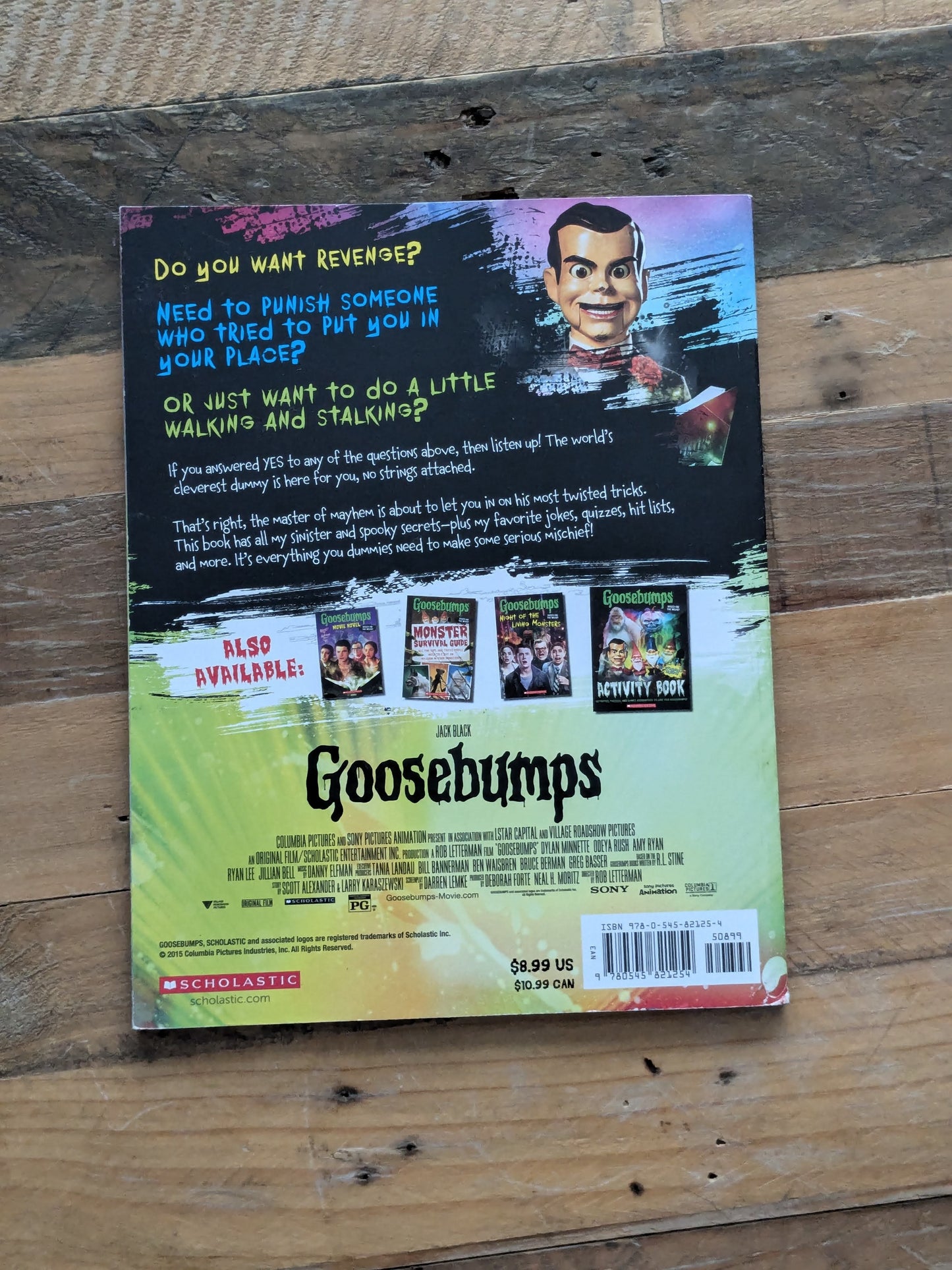 Slappy's Revenge (Twisted Tricks From the World's Smartest Dummy) by R.L. Stine - Goosebumps Movie Tie-In