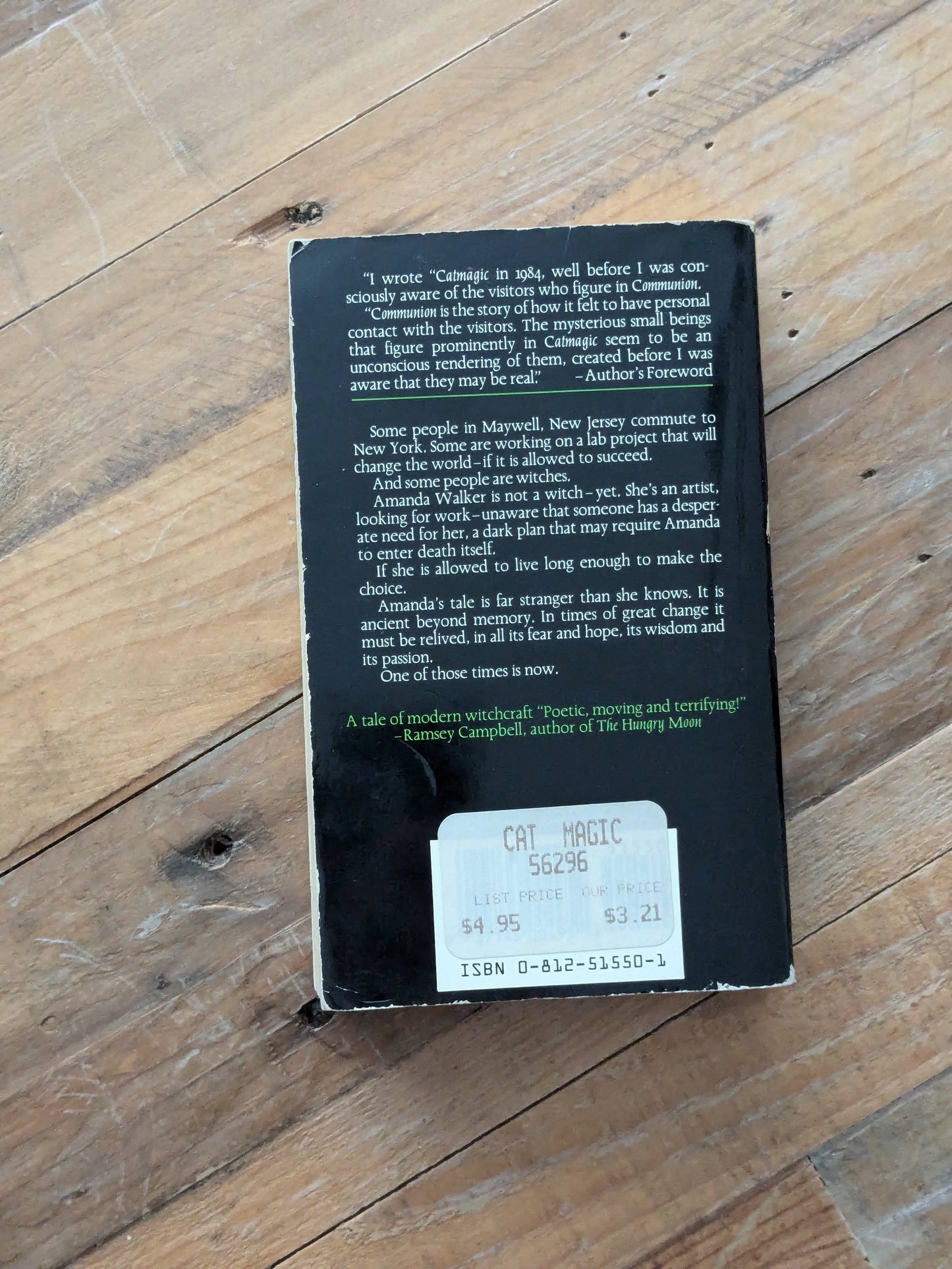Cat Magic (Vintage Paperback) by Whitley Strieber