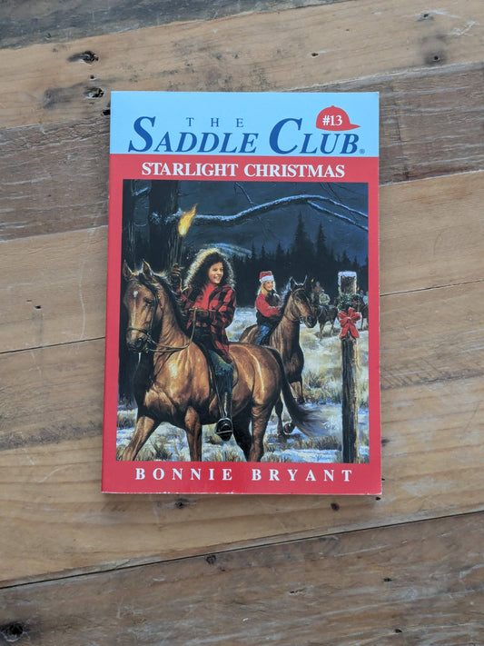 Starlight Christmas (Saddle Club #13) by Bonnie Bryant - Vintage Paperback