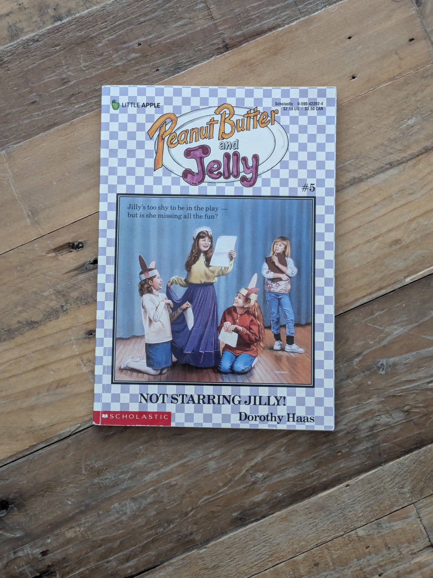 Not Starring Jilly (Peanut Butter & Jelly #5) by Dorothy Haas - Vintage Paperback