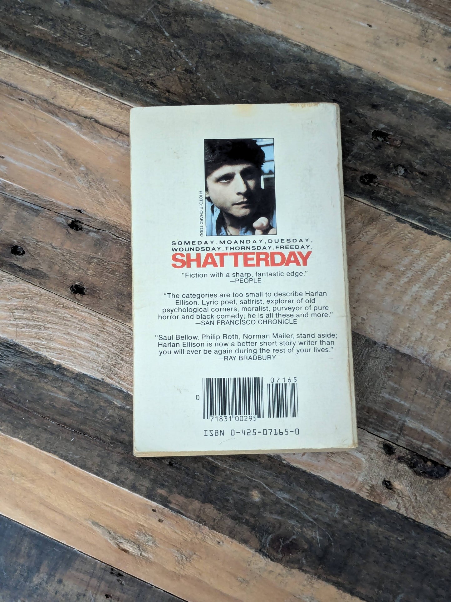 Shatterday (Vintage Anthology) by Harlan Ellison