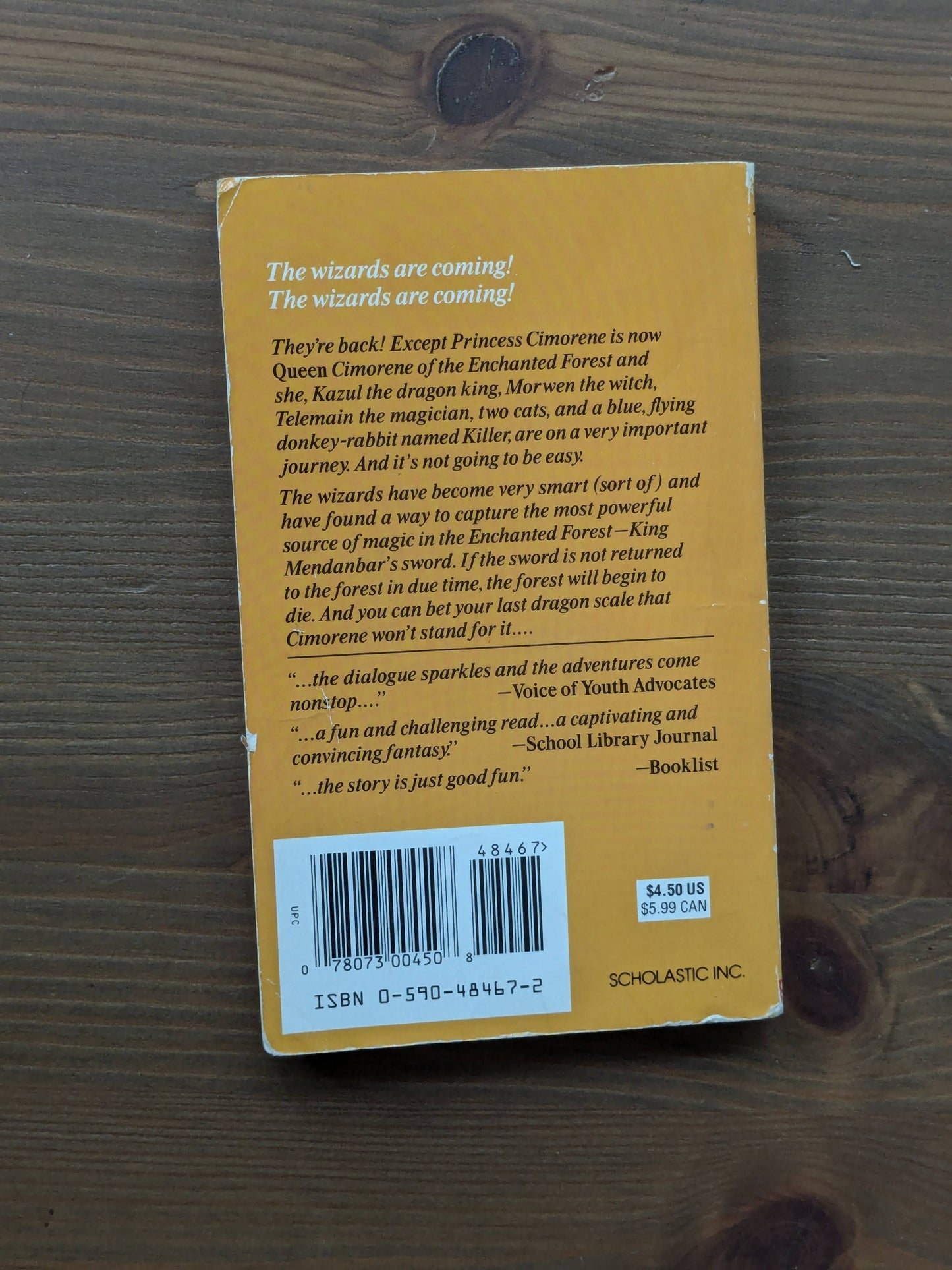 Calling on Dragons (Enchanted Forest Chronicles #3) by Patricia C. Wrede - Vintage Paperback
