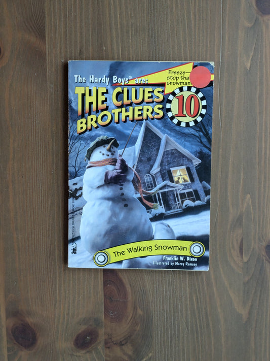 Walking Snowman, The (Hardy Boys: Clues Brothers #10) by Franklin W. Dixon - Vintage Paperback