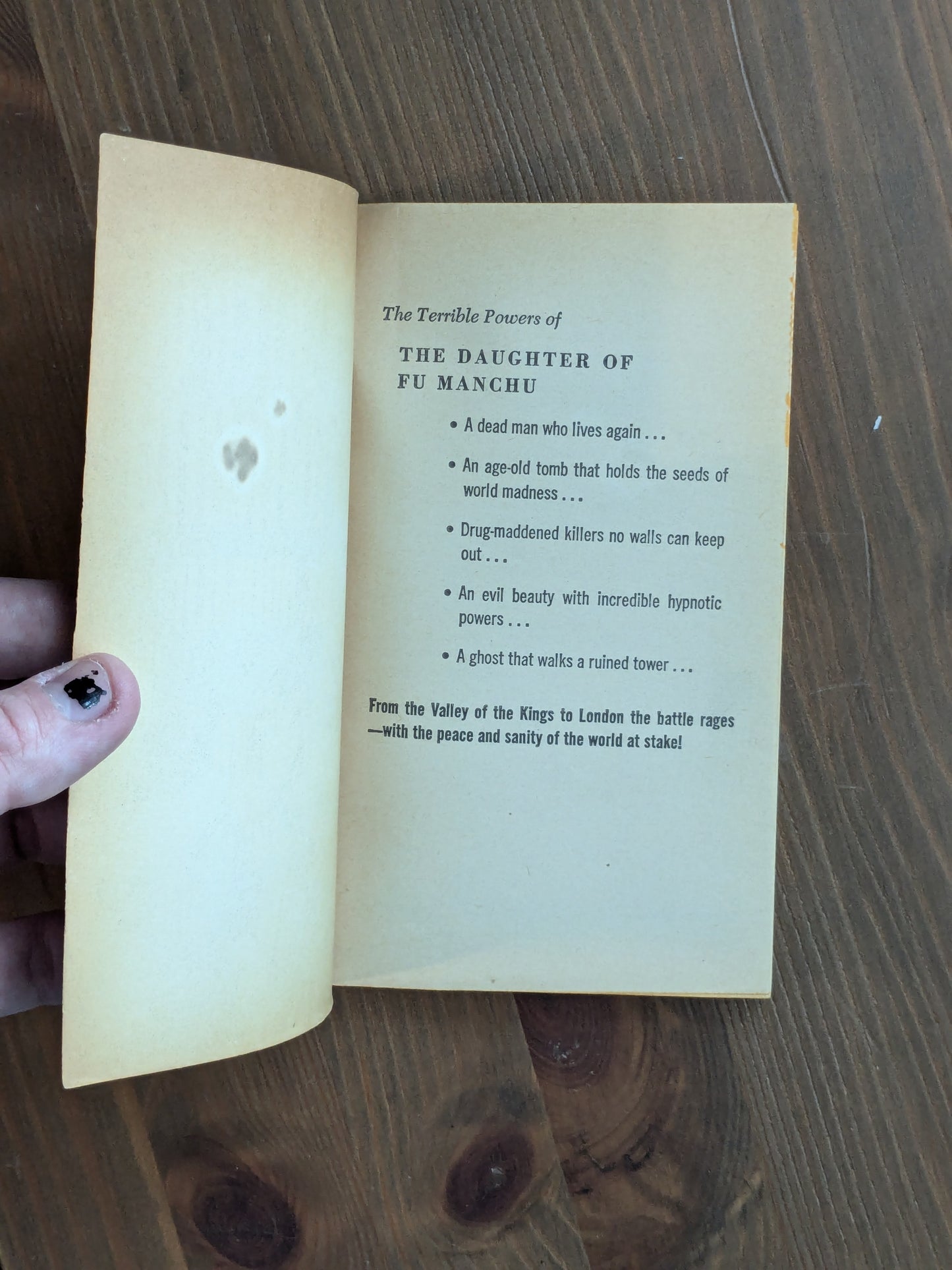 Daughter of Fu-Manchu (Fu Manchu #4) by Sax Rohmer - Vintage Paperback