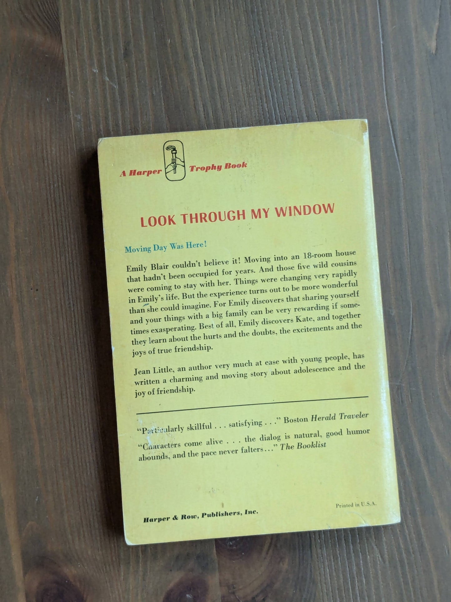 Look Through My Window (Kate Bloomfield #1) by Jean Little - Vintage Paperback