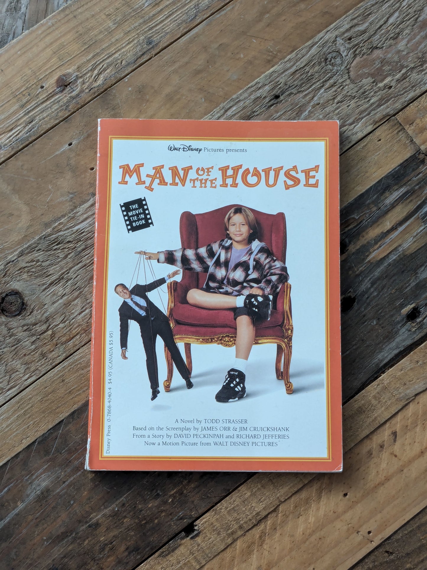 Man of the House (Disney Movie Tie-In) by Todd Strasser - Vintage Paperback