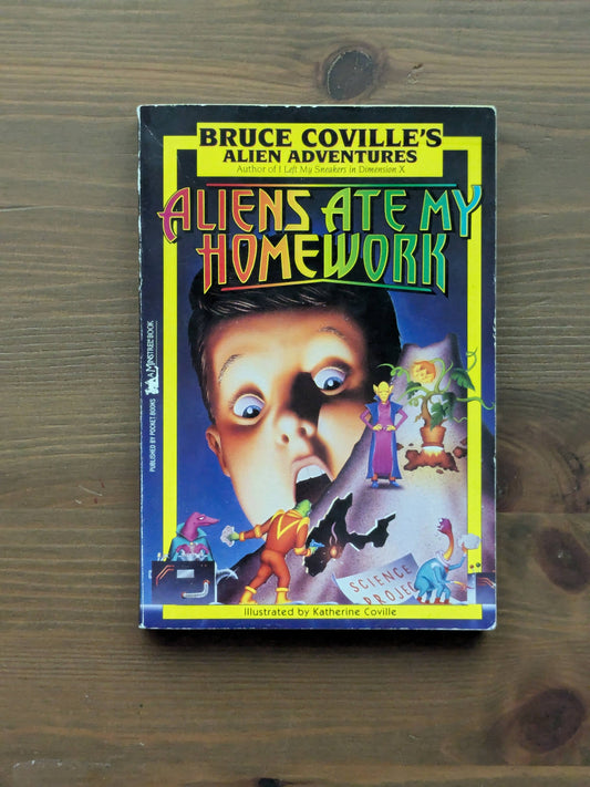 Aliens Ate My Homework (Alien Adventures #1) by Bruce Coville - Vintage Paperback