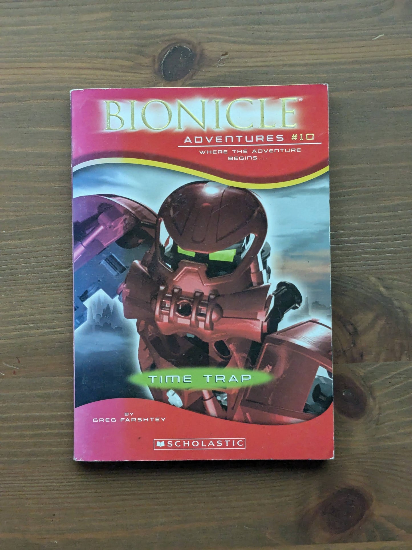 Time Trap (Bionicle Adventures #10) by Greg Farshtey - Vintage Paperback