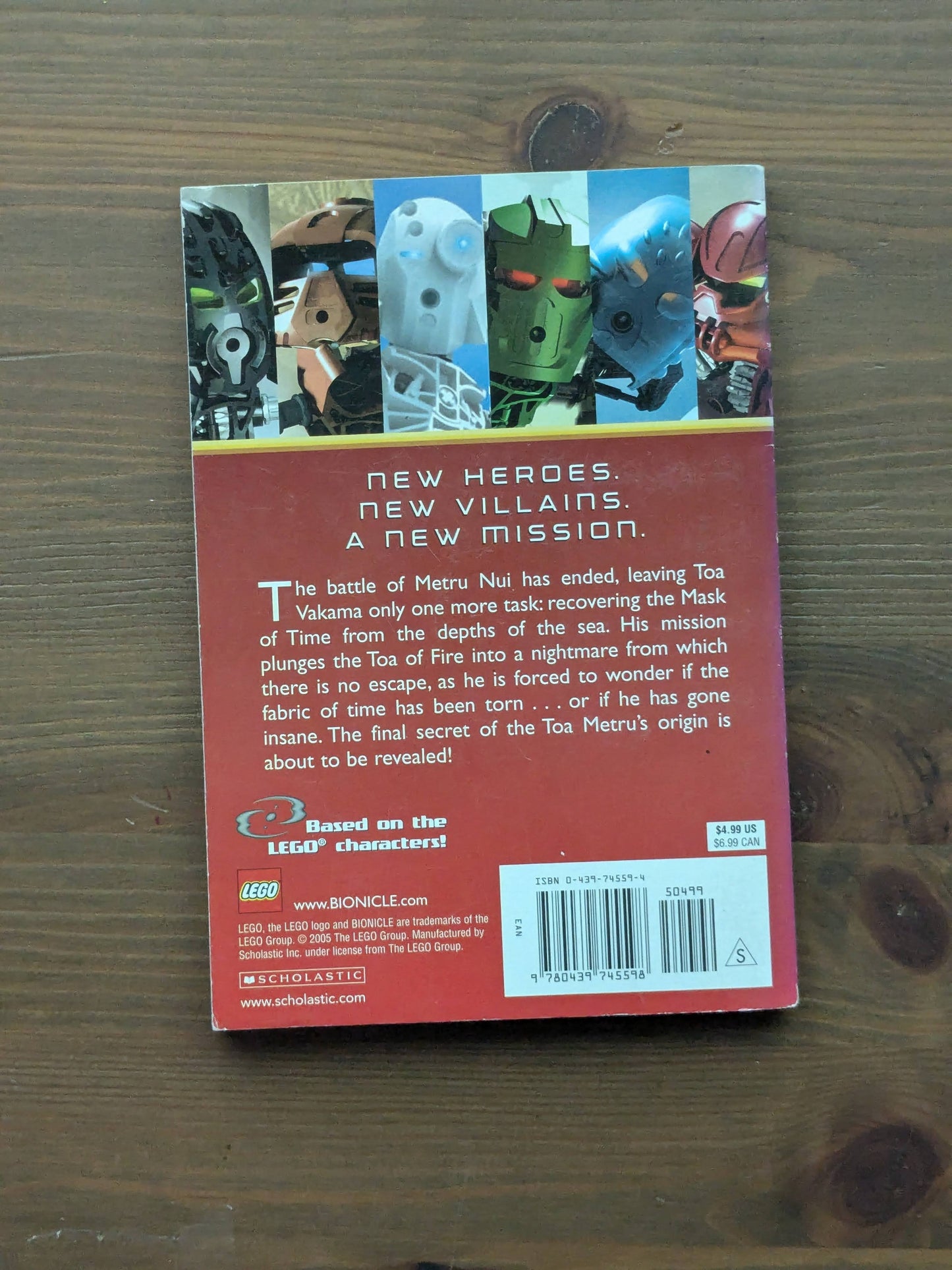 Time Trap (Bionicle Adventures #10) by Greg Farshtey - Vintage Paperback