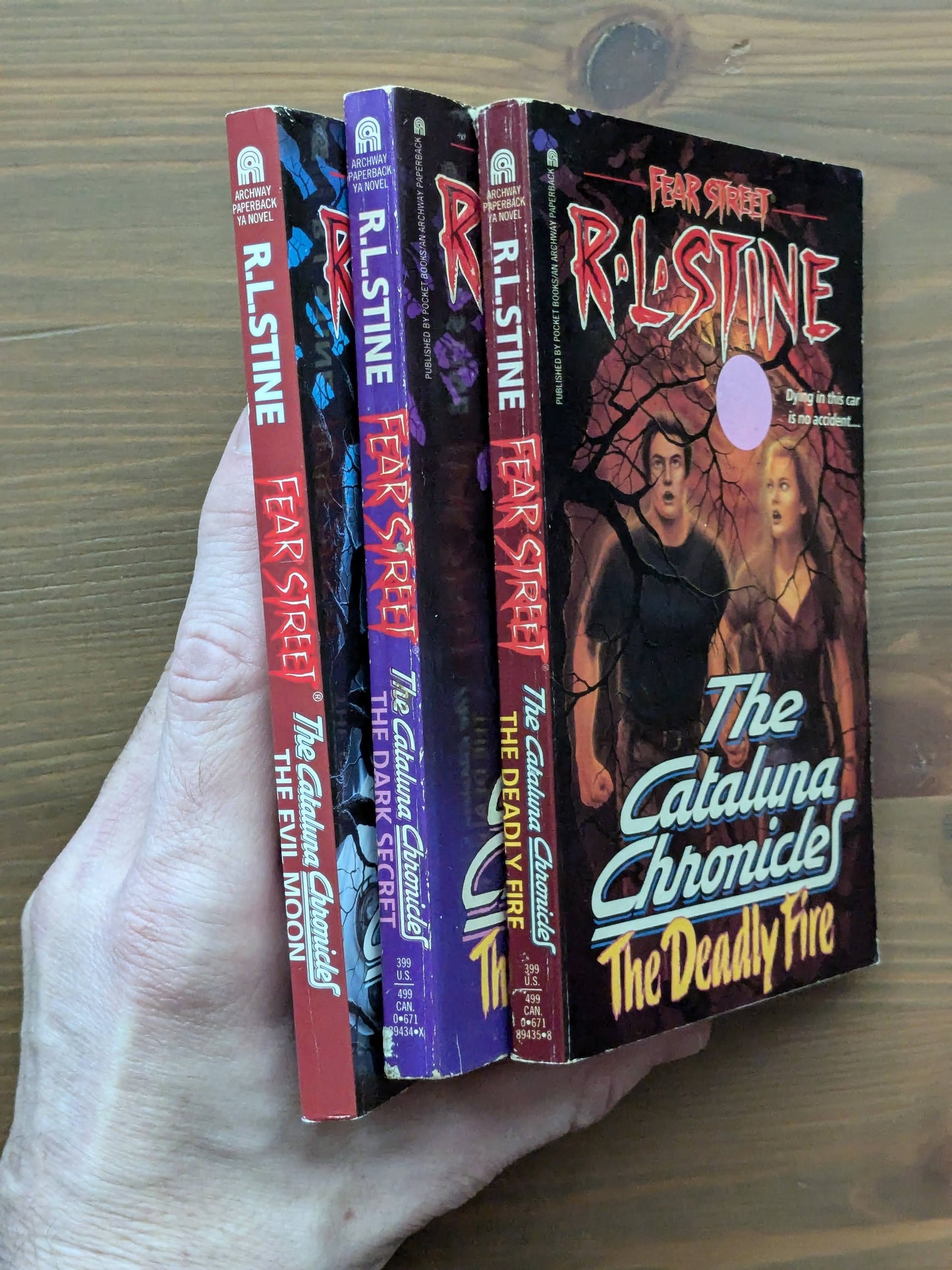 Deadly Fire (Fear Street: Cataluna Chronicles) by R.L. Stine - Vintage Paperback