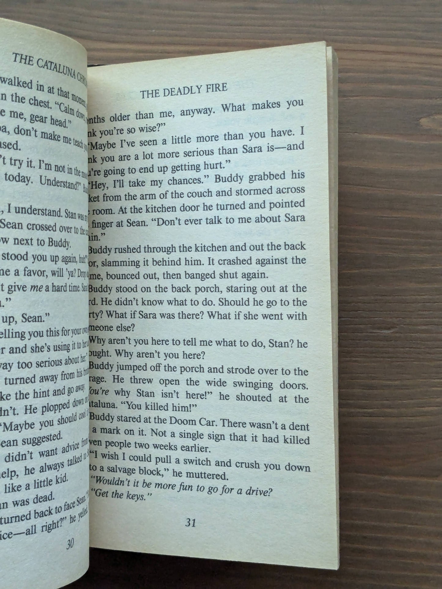 Deadly Fire (Fear Street: Cataluna Chronicles) by R.L. Stine - Vintage Paperback