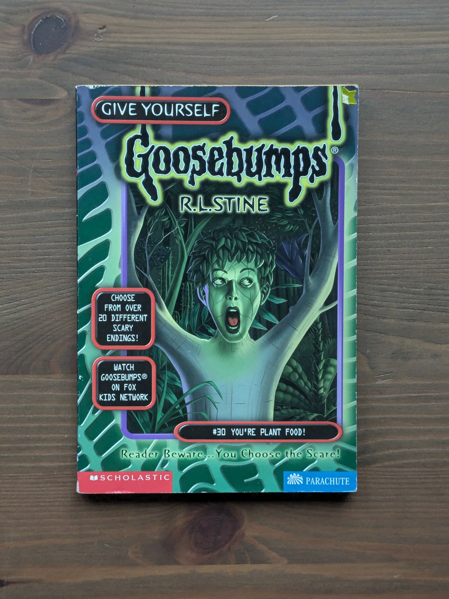 You're Plant Food! (Give Yourself Goosebumps #30) by R.L. Stine - Vintage Paperback